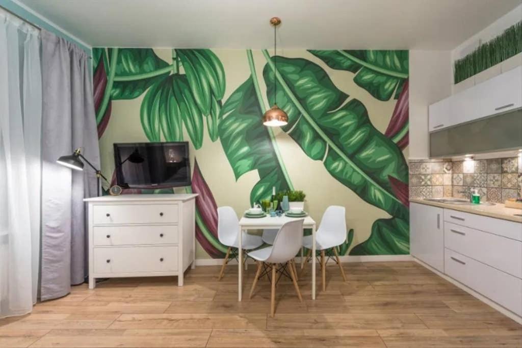 Cozy Modern Studio Green Apartment In Old Town Cracovia Exterior foto