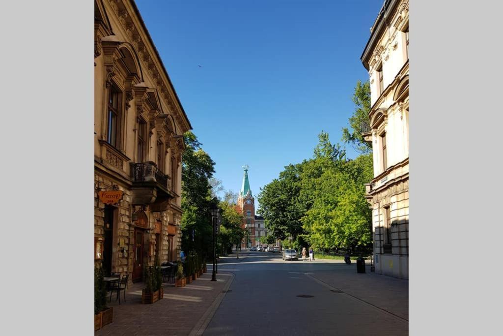 Cozy Modern Studio Green Apartment In Old Town Cracovia Exterior foto