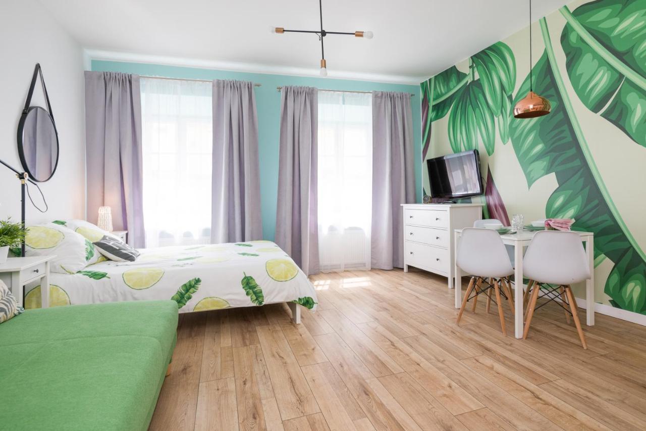 Cozy Modern Studio Green Apartment In Old Town Cracovia Exterior foto