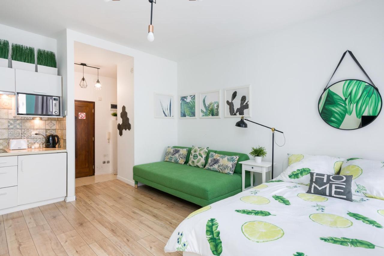 Cozy Modern Studio Green Apartment In Old Town Cracovia Exterior foto