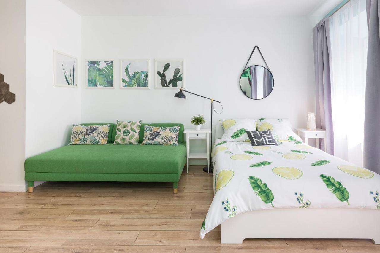 Cozy Modern Studio Green Apartment In Old Town Cracovia Exterior foto