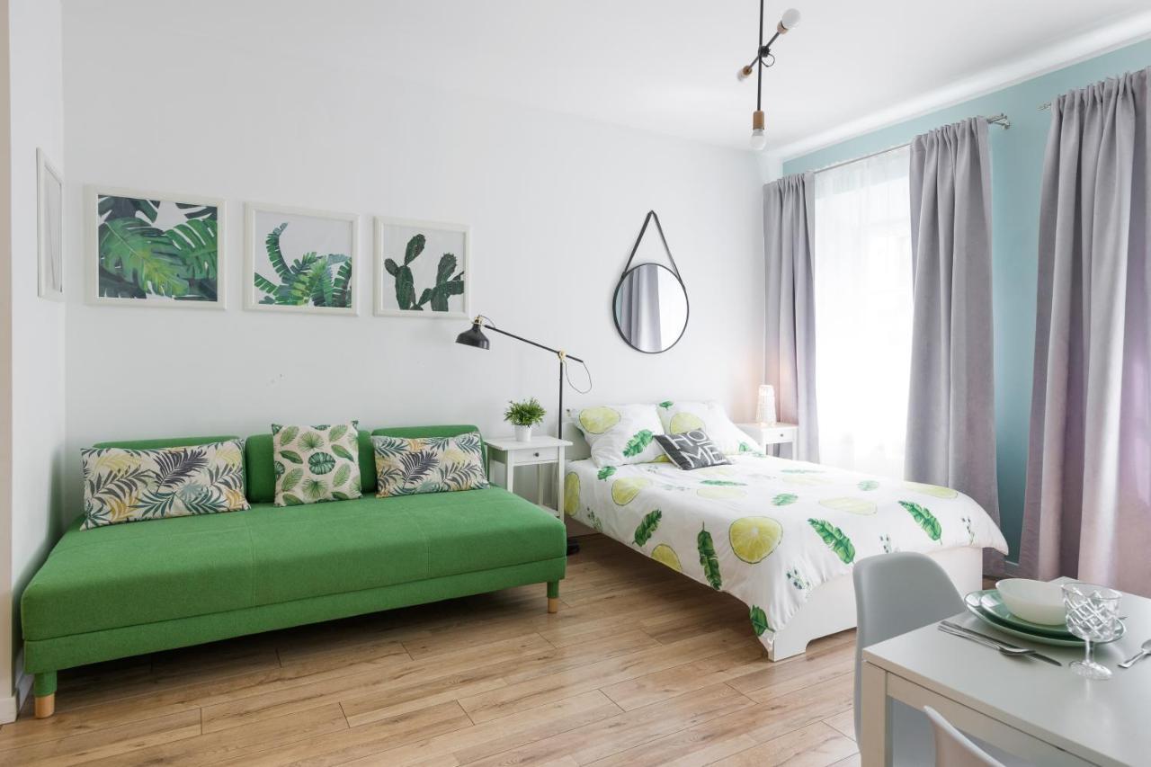 Cozy Modern Studio Green Apartment In Old Town Cracovia Exterior foto