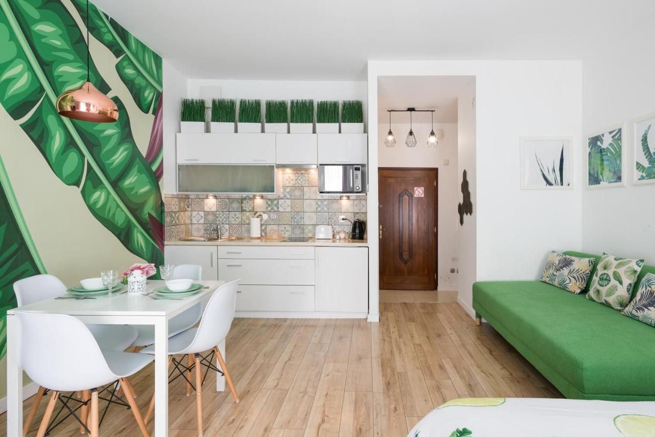 Cozy Modern Studio Green Apartment In Old Town Cracovia Exterior foto